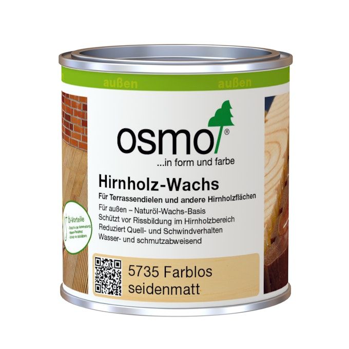 OSMO Hirnholz-Wachs 5735 Farblos Seidenmatt