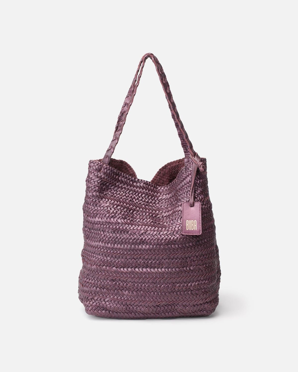 Cabas Hobo Tressé Biba Ruby -mauve
