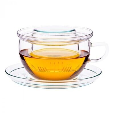 Teetasse mit Glasfilter TEA TIME 400ml, Trendglas Jena, ohne Originalkarton