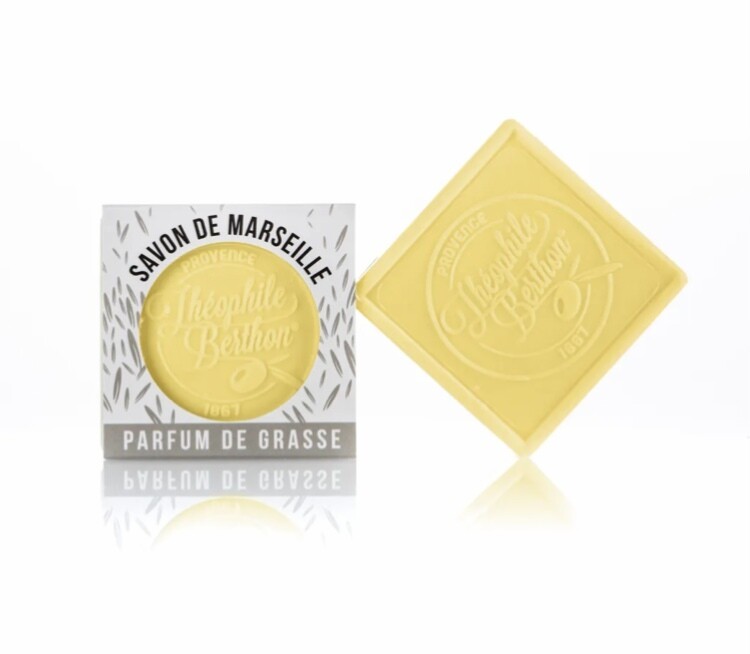 THEOPHILE BERTHON 1867 - 
SAVON PARFUMÉ ENRICHI EN BEURRE DE KARITÉ. PARFUM CHEVREFEUILLE