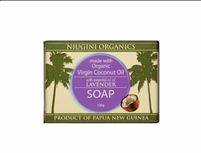 Niugini Organics - 100% Kokosölseife Lavendel