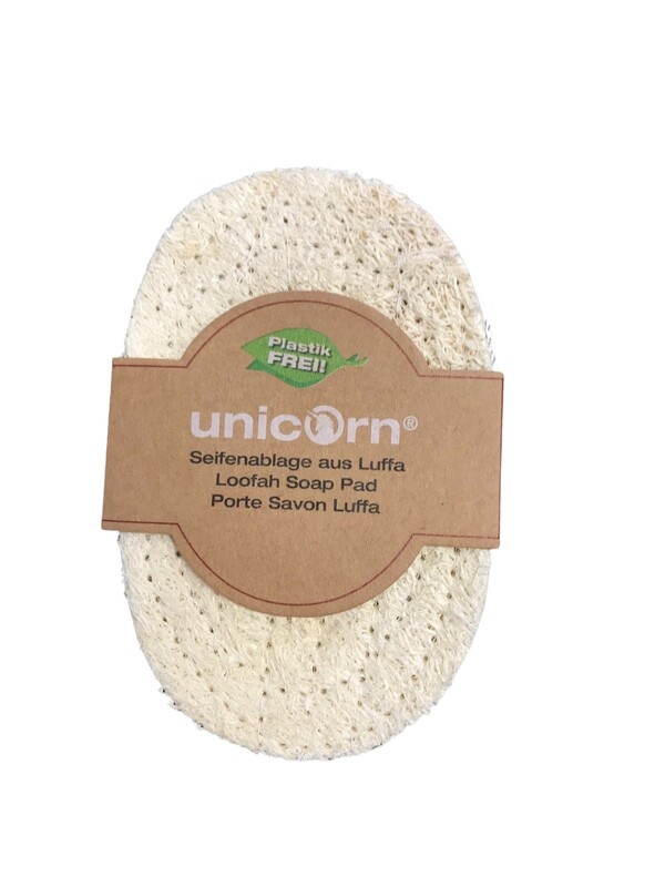 Unicorn Seifenablage (Seifenkissen) aus Luffa
