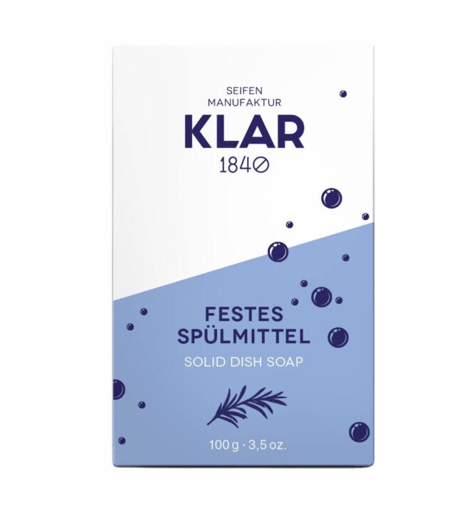 Klar Festes Spülmittel