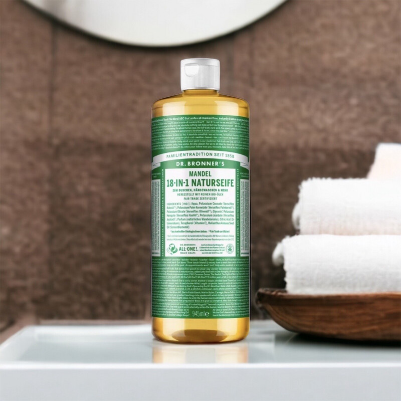 Dr. Bronner‘s MANDEL 18-IN-1 Flüssigseife 945 ml