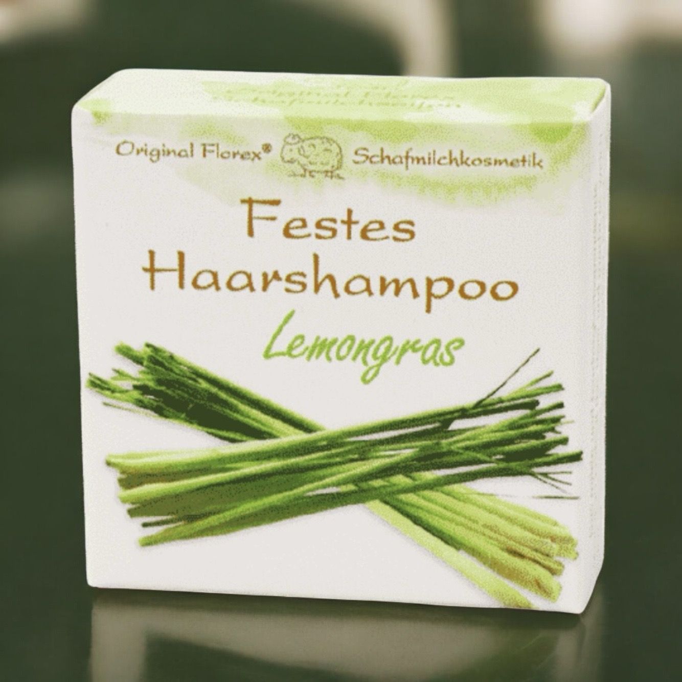 Florex - Festes Haarshampoo mit Schafmilch Lemongrass - für normales Haar
