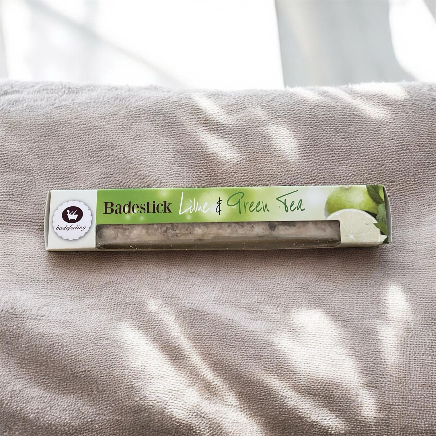 Badestick Lime & Green Tea mit Shea- und Kakaobutter Badestick Lime & Green Tea mit Shea- und Kakaobutter