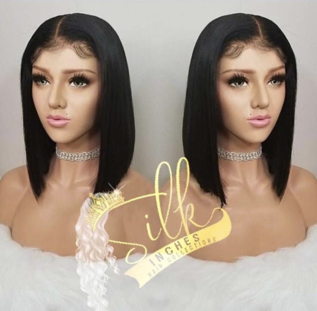 Closure Bob Wigs Natural