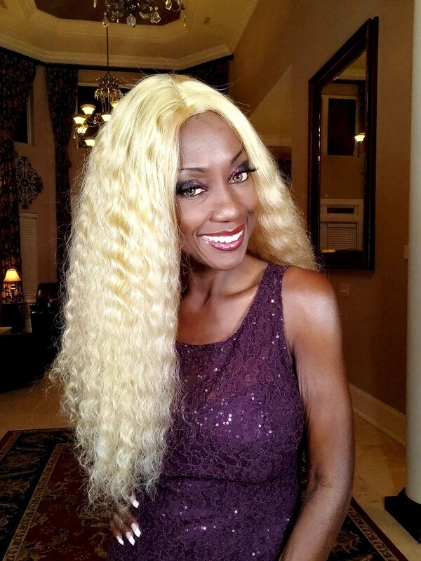 CHANTELLE 22&quot; HUMAN HAIR LACE FRONT WIG