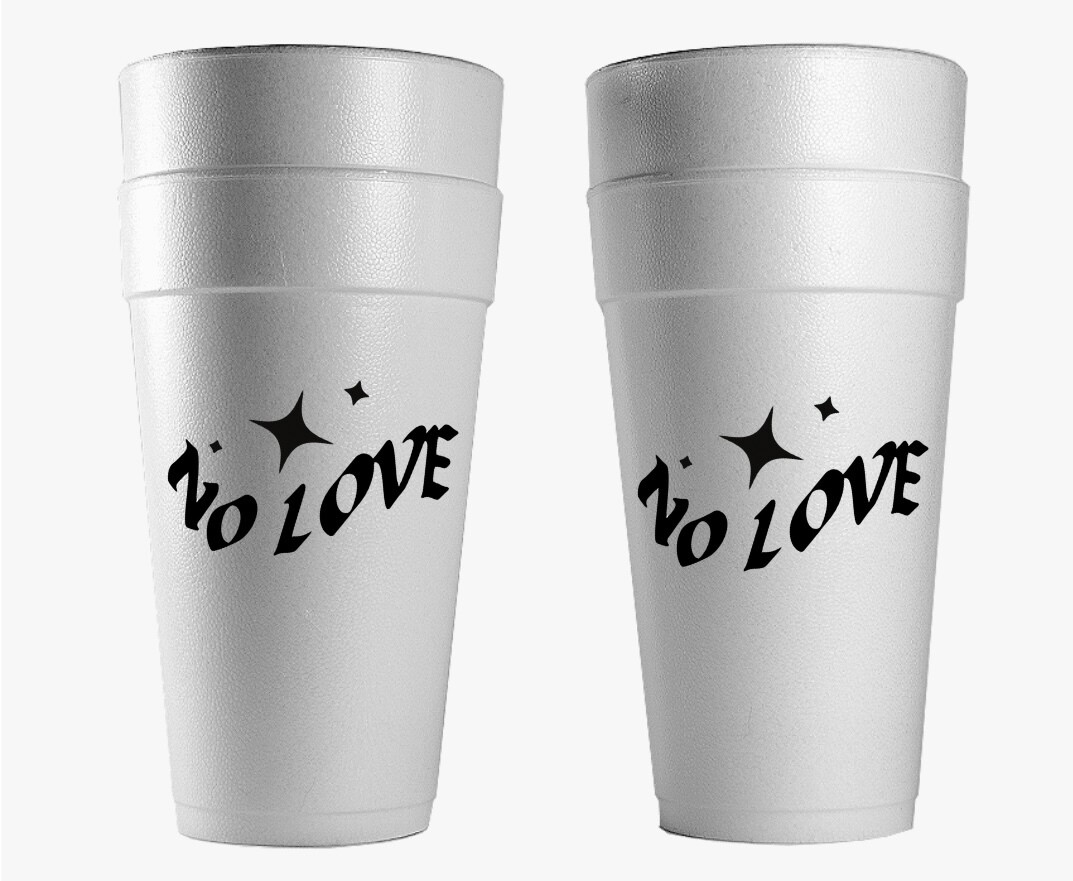 NO LOVe double cup (4 pack)