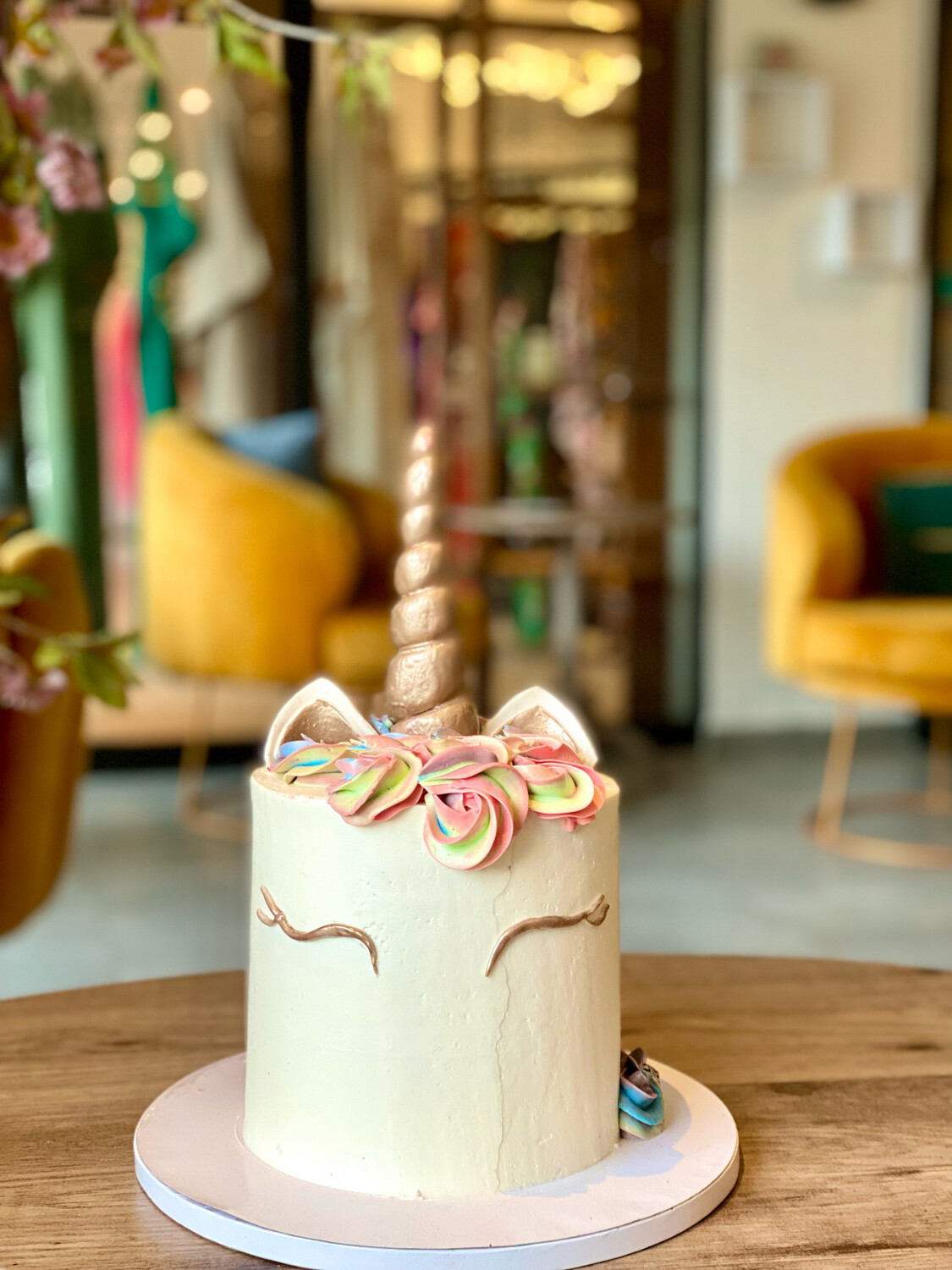 Gâteau personnalisé licorne