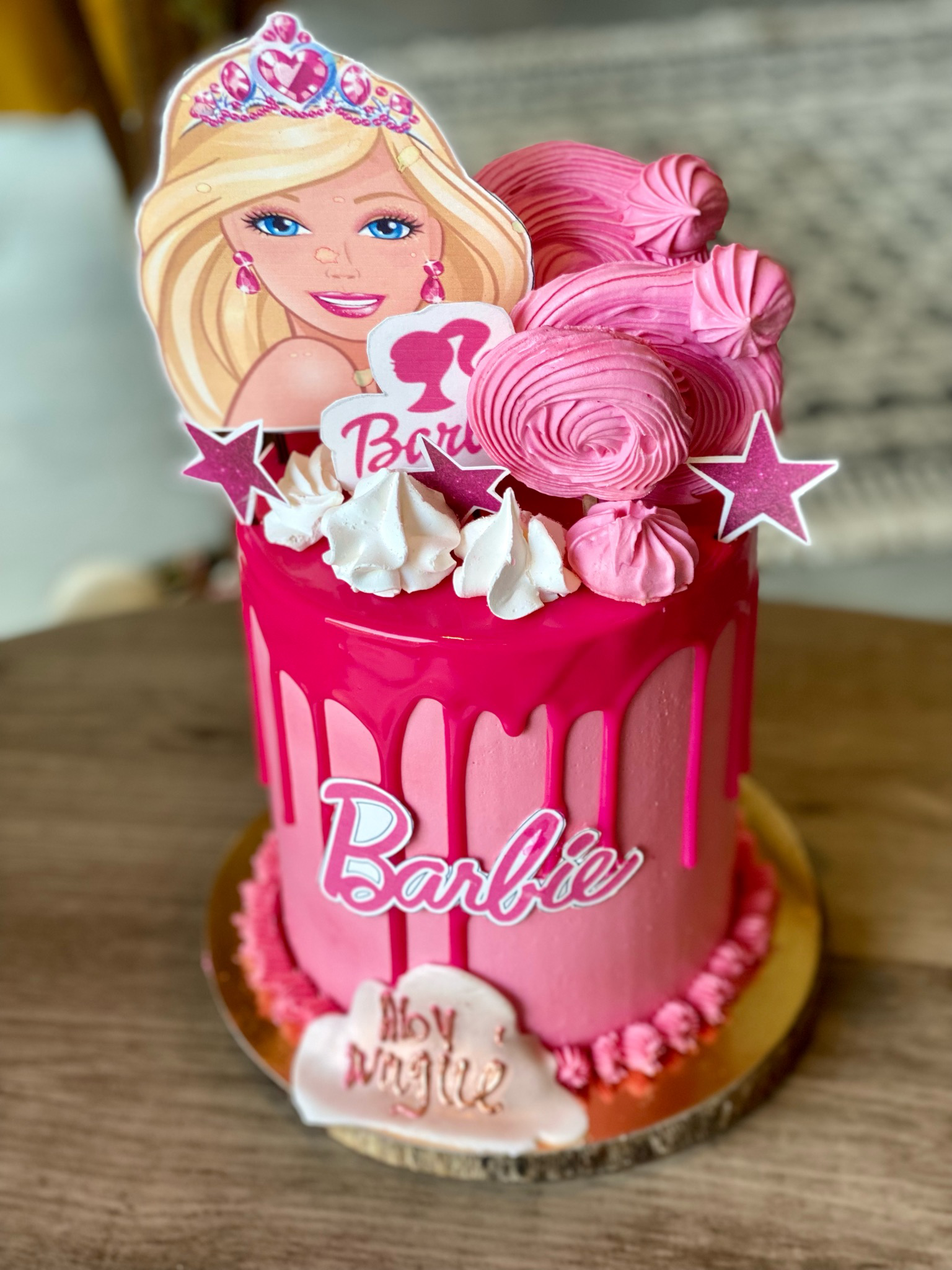 gâteau anniversaire Barbie 🌸 #casablanca #mamanbouskoura