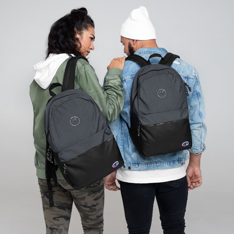 Jakbo Face Embroidered Champion Backpack