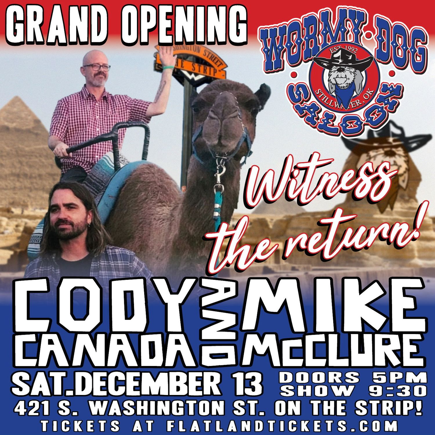 Cody Canada &amp; Mike McClure Acoustic- December 13, 2025