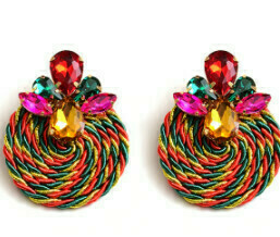 Rope Statement Studs/ Earrings (MULTI)
