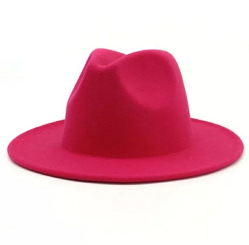Pink Fedora Hat