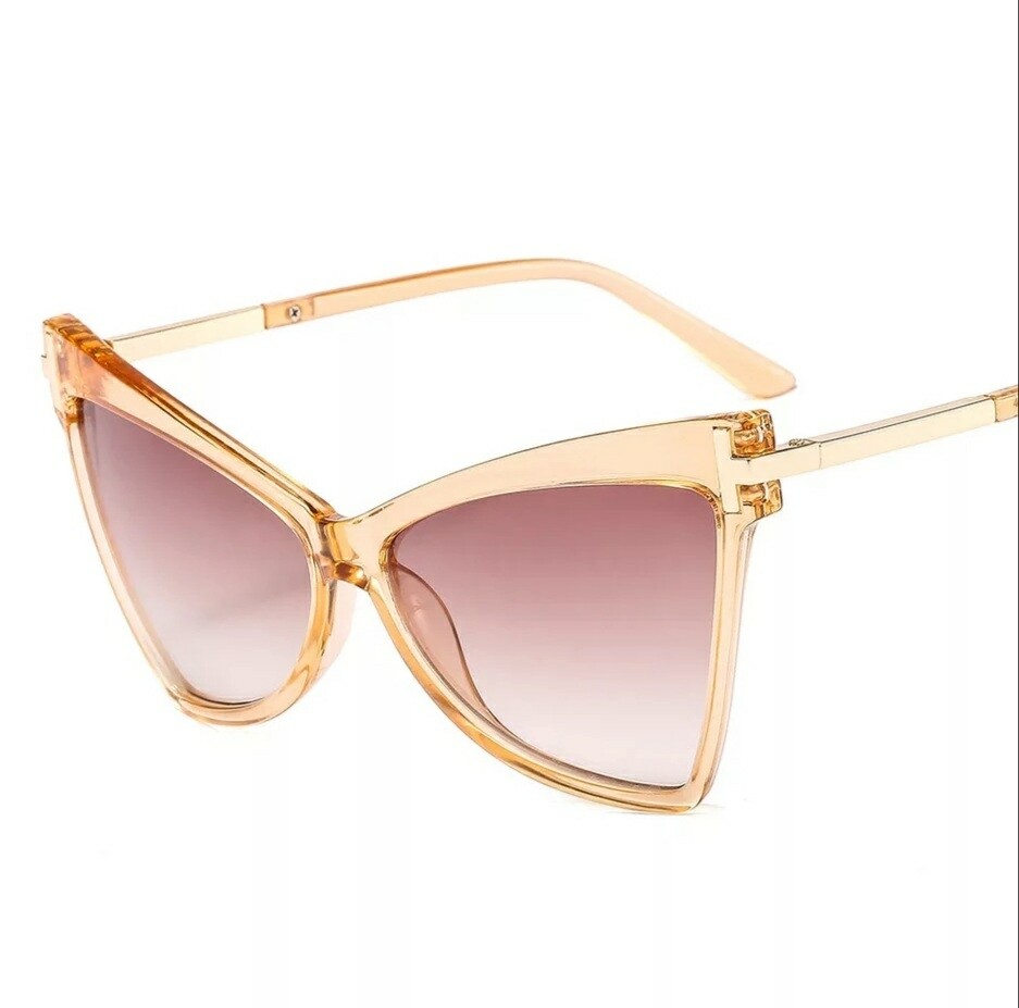 Cat Eye Sunglasses (Champagne)