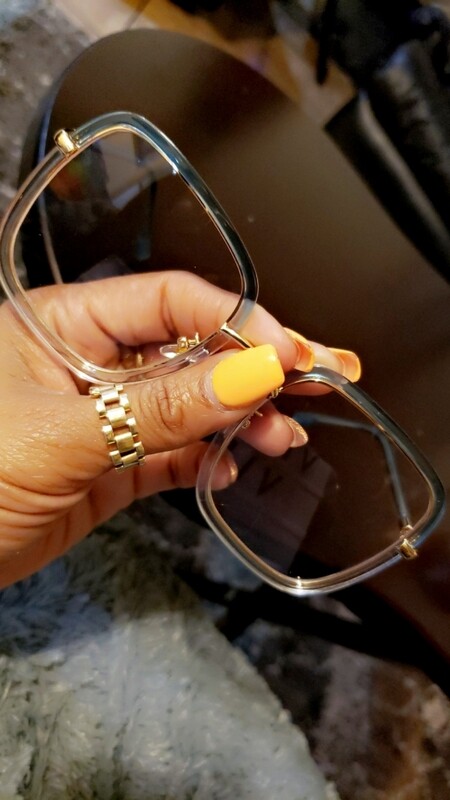 Retro Glasses(CLEAR/SEAFOAM)