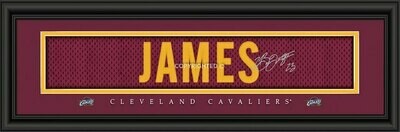 Cleveland Cavaliers 8x24 LeBron James Framed Picture