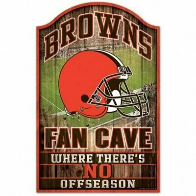 Cleveland Browns Fan Cave Sign