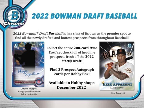 2022 Bowman Draft Baseball Jumbo