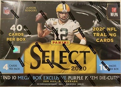 2020 Panini Select Football Mega Box - Purple