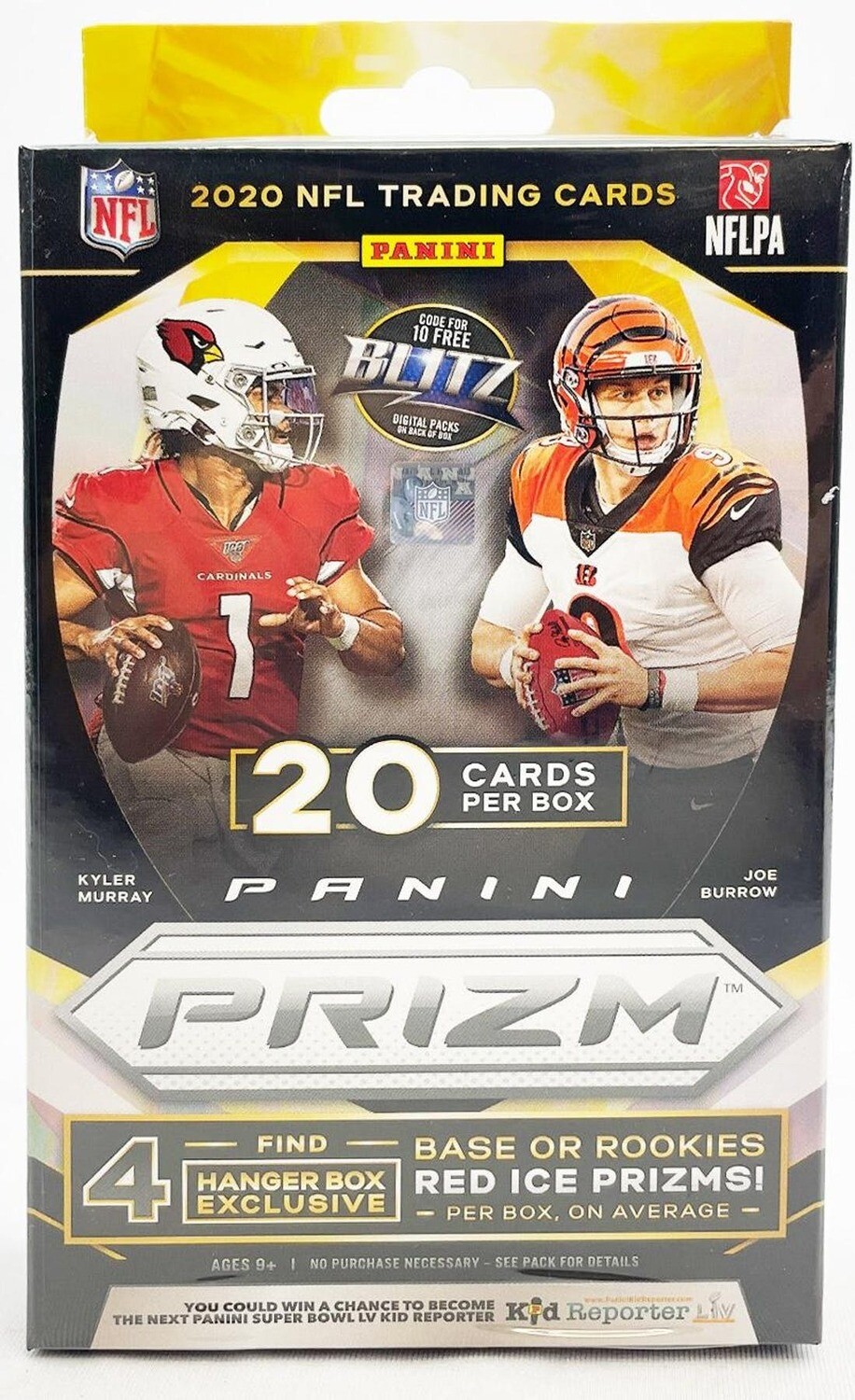 2020 Panini Prizm Football Hanger Box - Red Ice