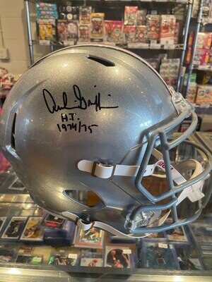 Archie Griffin Ohio State Buckeyes Beckett Authentic Autographed Riddell Speed Helmet with ''H.T. 1974/75'' Inscription