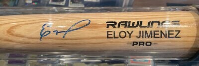 Eloy Jimenez Signed Rawlings Baseball Bat Chicago White Sox JSA