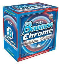 2022 Bowman Chrome Baseball Sapphire