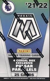 2021/22 Panini Mosaic Soccer Cereal Box