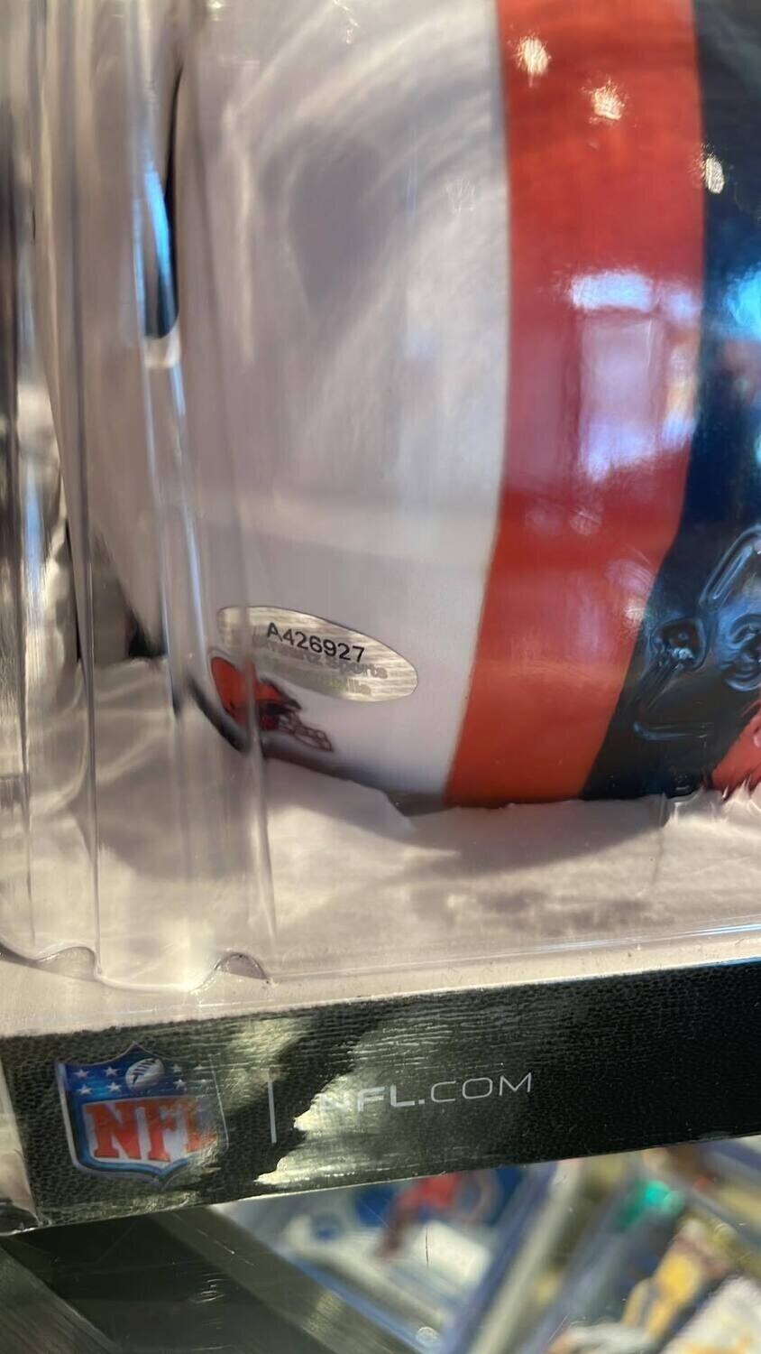 Bernie Kosar Autographed Lunar Speed Mini Helmet