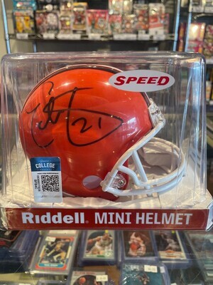 Eric Metcalf Autographed Speed Mini Helmet