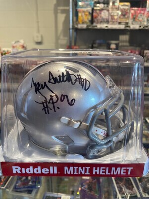 Troy Smith Ohio State Buckeyes Fanatics Authentic Autographed Riddell Speed Mini Helmet with "HT 06" Inscription