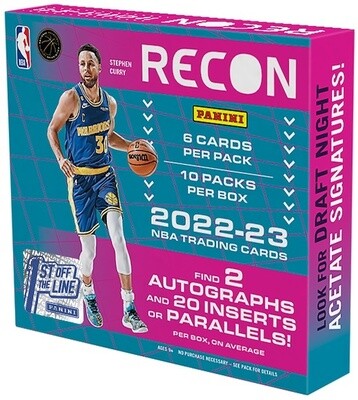 2022/23 Panini Recon Basketball Hobby Box