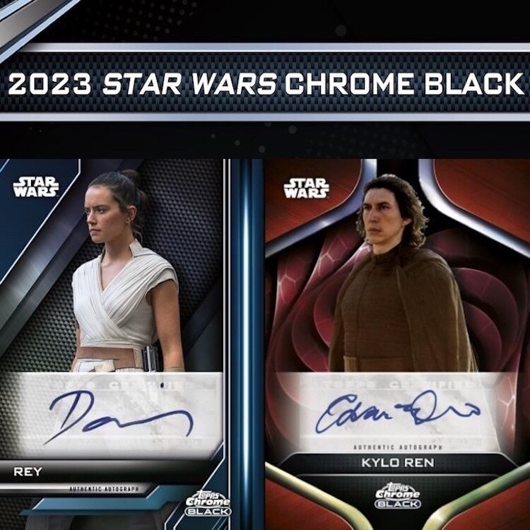 2023 Topps Star Wars Chrome Black Hobby Box