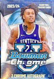 2023/24 Bowman Chrome University Basketball Hobby Box