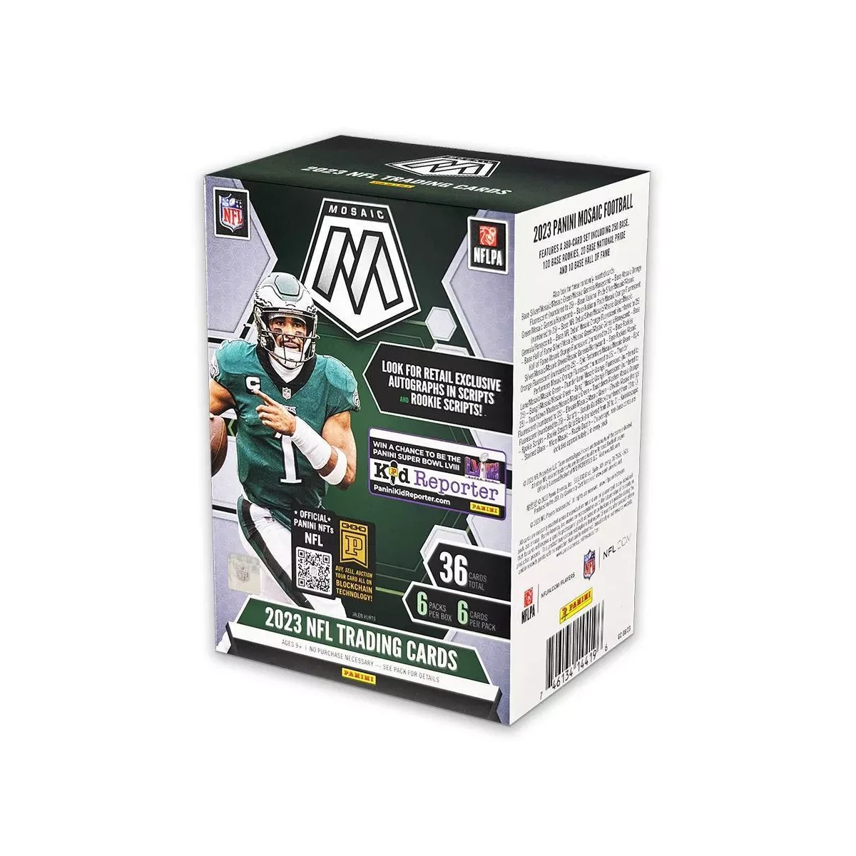 2023 Panini Mosaic Football Blaster Box-Orange Ice