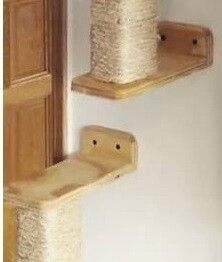 Soporte para poste rascador