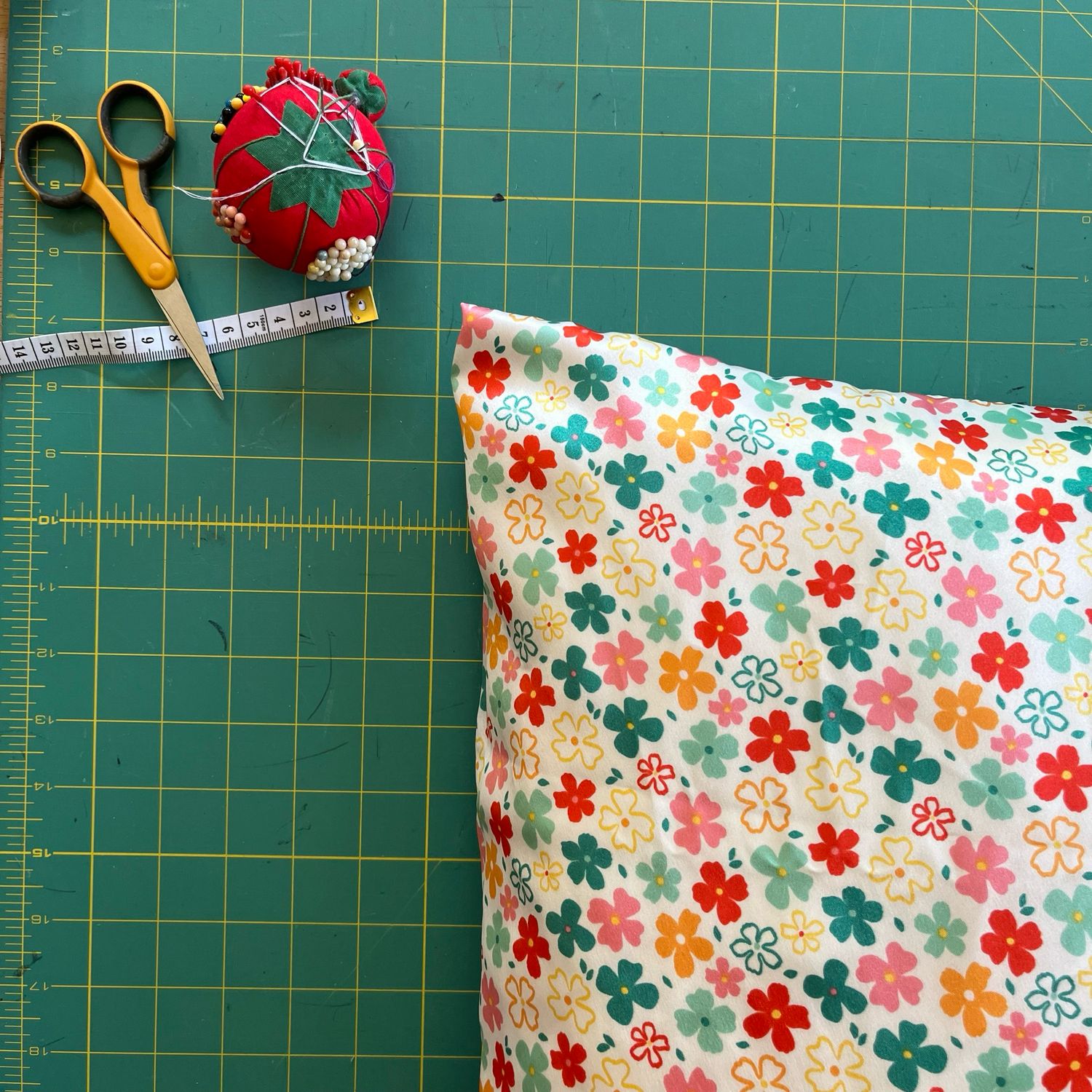 Flowers Satin Pillowcase