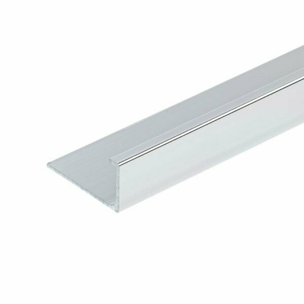 L-SHAPE CHROME TILE TRIM