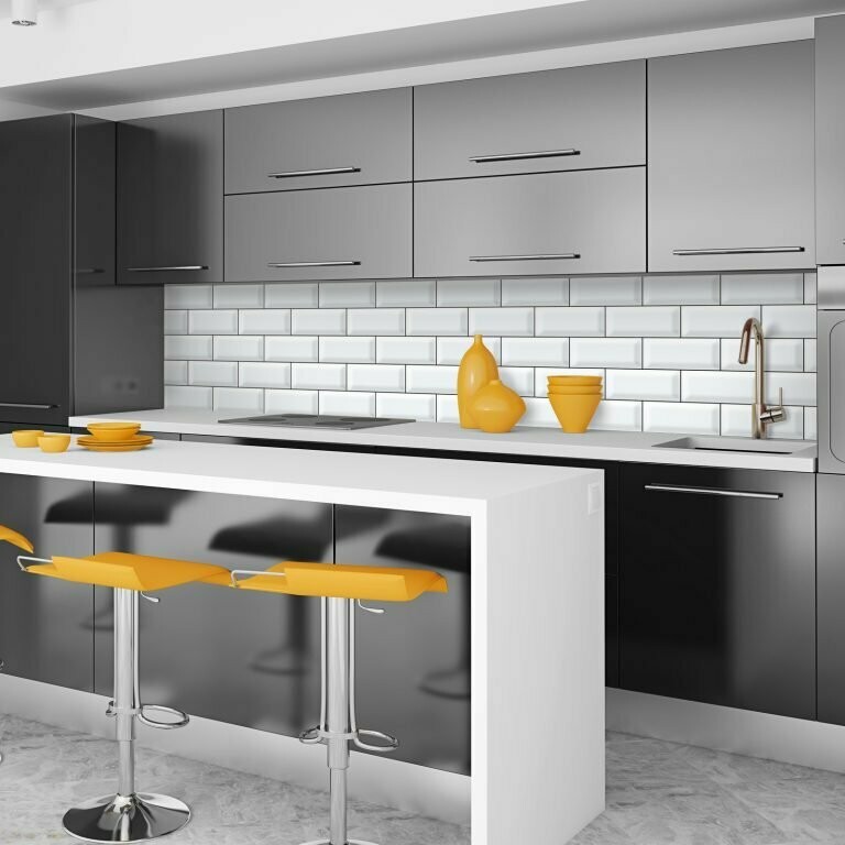 METRO  10X20 WALL TILE WHITE