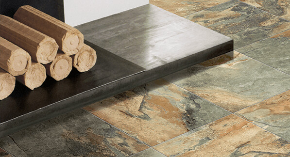 FLAGSTONE  GREY/BROWN  40X60 PORCELAIN
