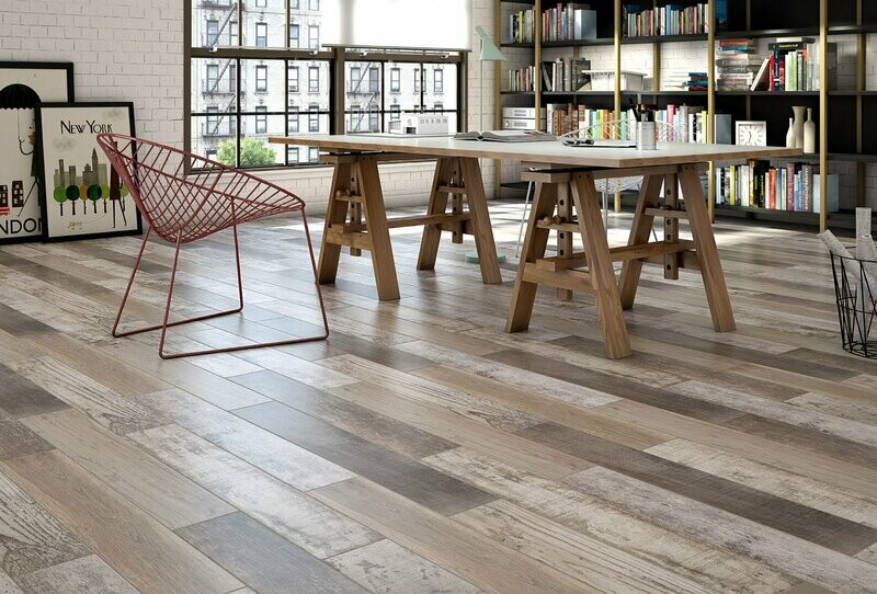 samba GREY 15X90 WOOD EFFECT PORCELAIN TILE
