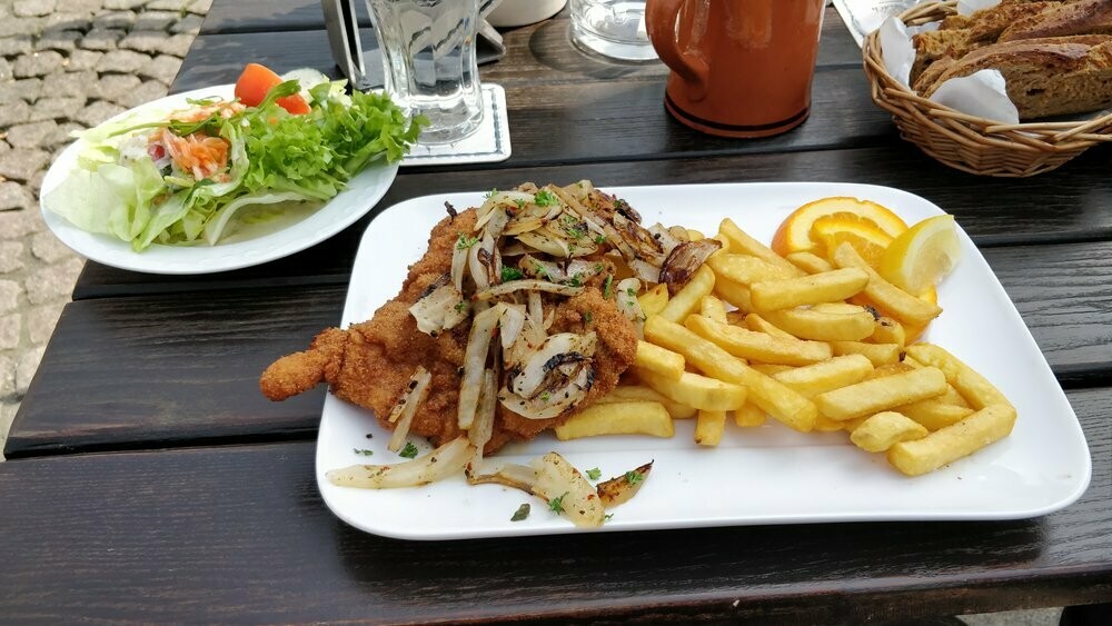 Zwiebelschnitzel