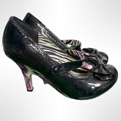 Patent Heeled Mary Janes Size 39