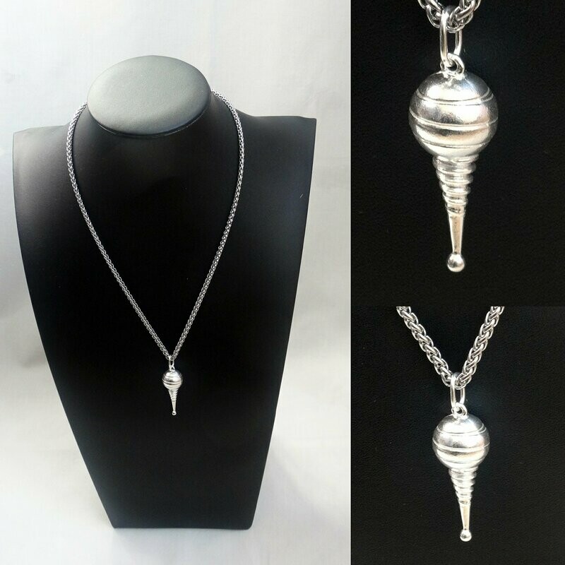 Miniconector personal baño de plata (10 micras) cadena acero 55 cm. ( hombre o mujer de cuello grueso) Miniconector personal baño de plata (10 micras) cadena acero 55 cm. ( hombre o mujer de cuello grueso)