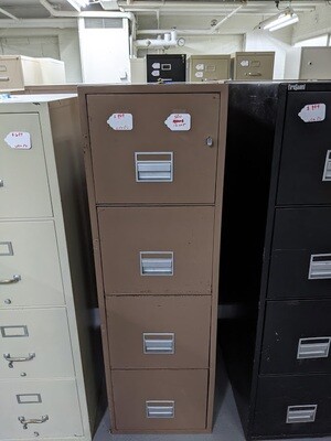 Schwab Fireproof 4-Drawer File Cabinet