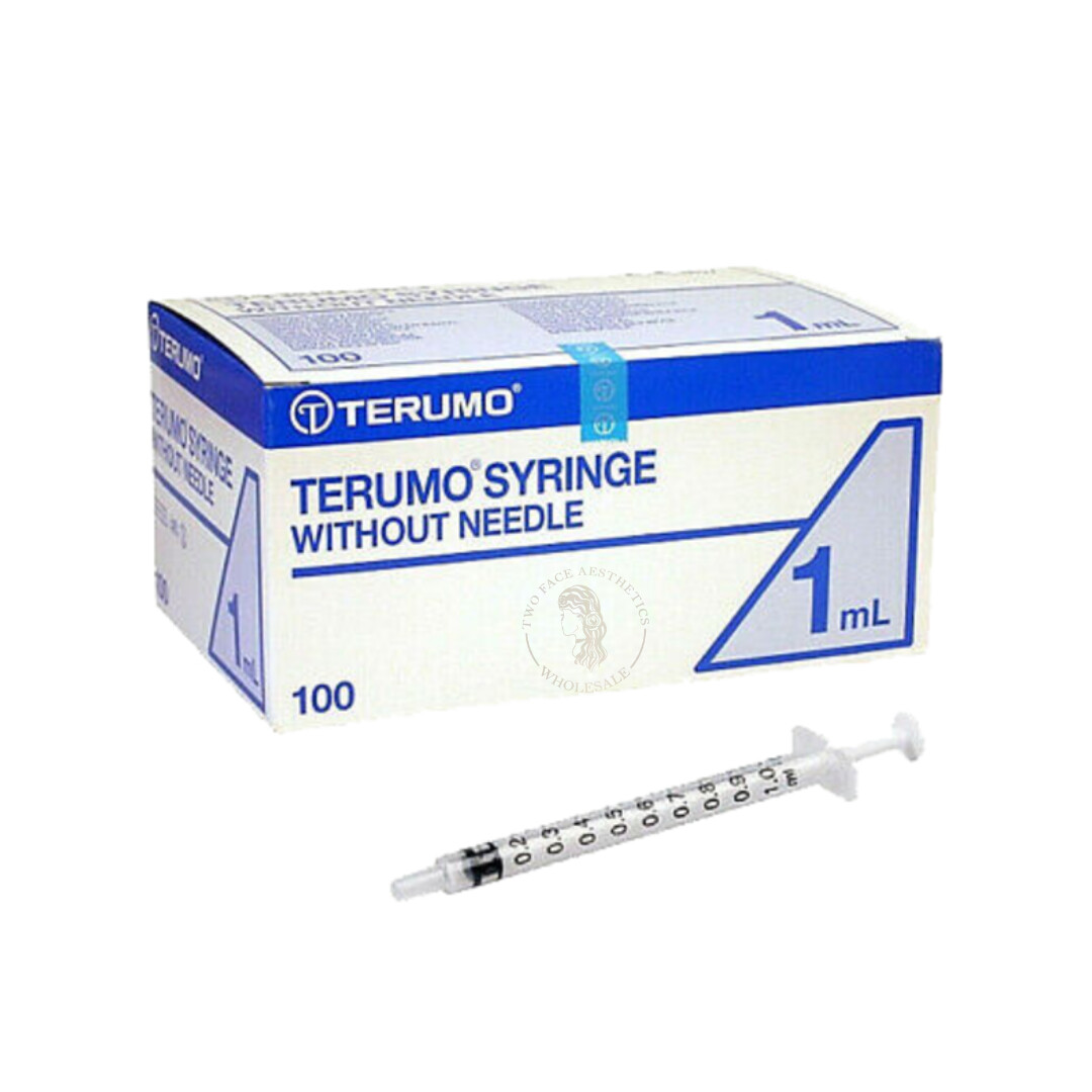 Terumo Syringe 1ml 3piece without needle Two Face Aesthetics