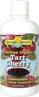 100% Pure Organic Certified Tart Cherry Juice Concentrate