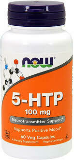 5-HTP 100 mg - 60 Vegetarian Capsules by NOW